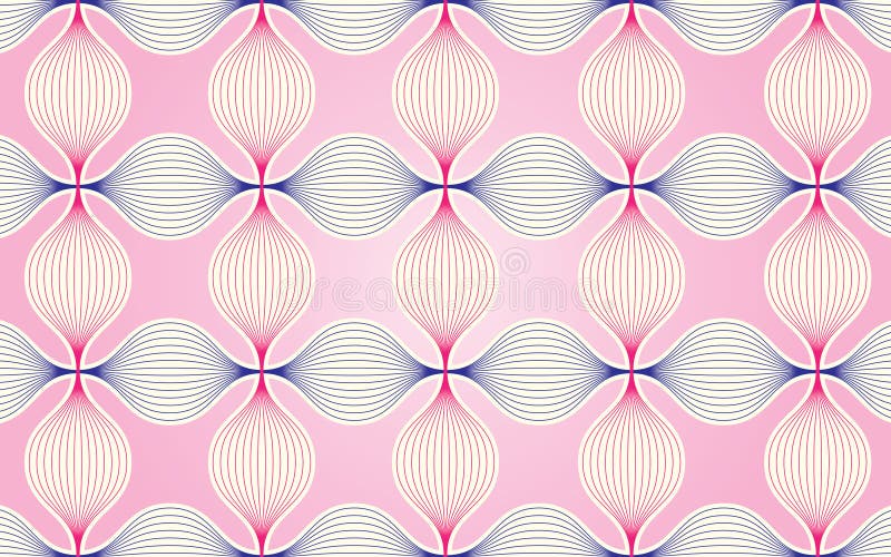 Lined Curve Pattern Background For Creative Creative Graphic Design stock illustration
