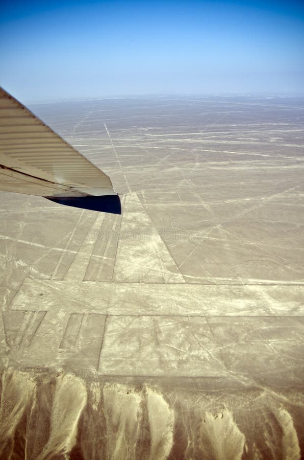 Linee di Nazca, le ali, vista aerea, Perù