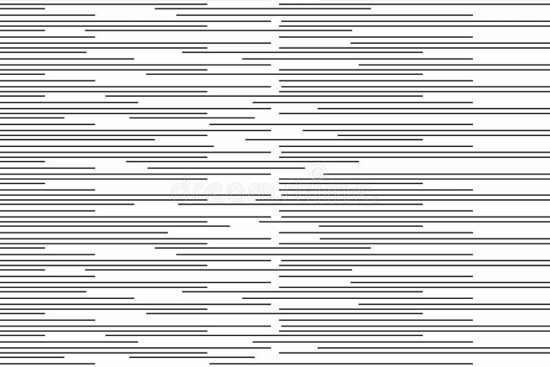 Linee orizzontali di dimensione differente monocromatica nera royalty illustrazione gratis