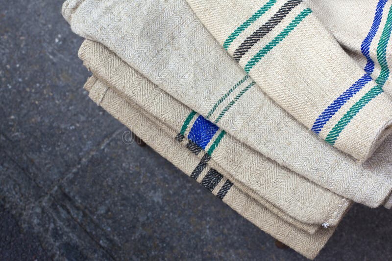 Linen cloths stock image. Image of weathered, discloth 51851731