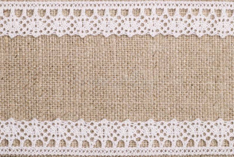 Linen with Lace stock photo. Image of lace, linen, flax 4907736