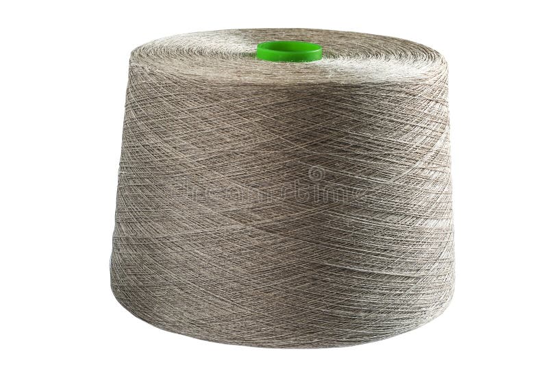 Bobbin Of White Thread Isolated On White Background, Monochrome Picture Of  Sewing Things Stock Photo, Picture and Royalty Free Image. Image 126663694.