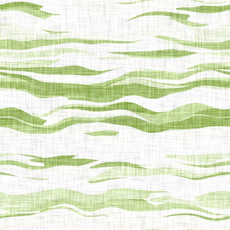 Linen Texture Background with Broken Stripe. Organic Irregular Striped