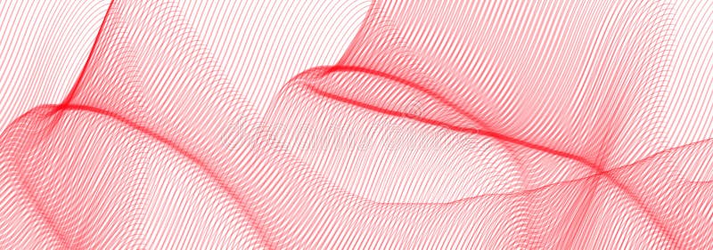 Linii tipar abstract de fond negru și de unde colorate royalty free illustration