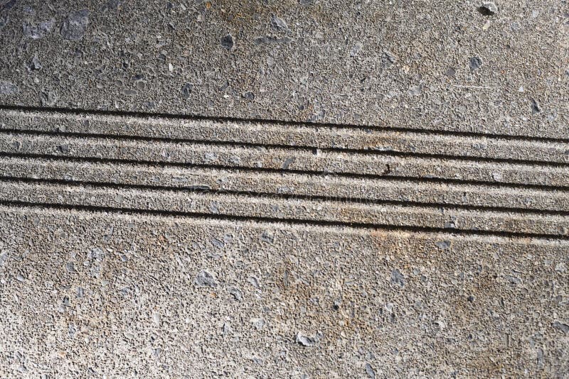 Lines in Concrete Step with Texture Stock Image Image of building