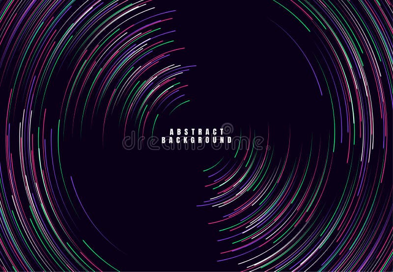 Lines composed of glowing circle backgrounds vector illustration