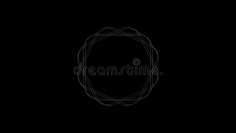 Lines drawn abstract image vector illustration