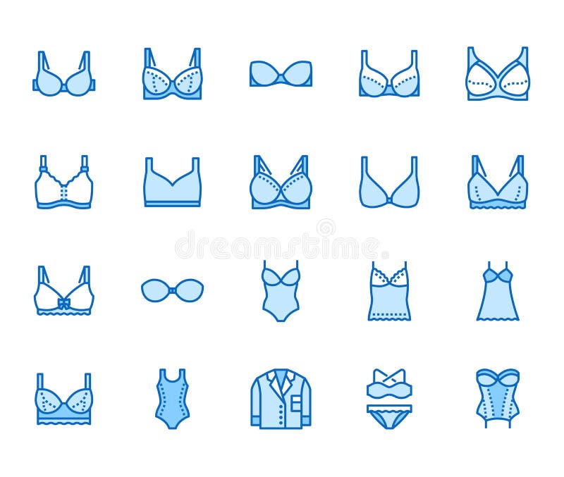 Different types of bras stock vector. Illustration of shop - 41979149