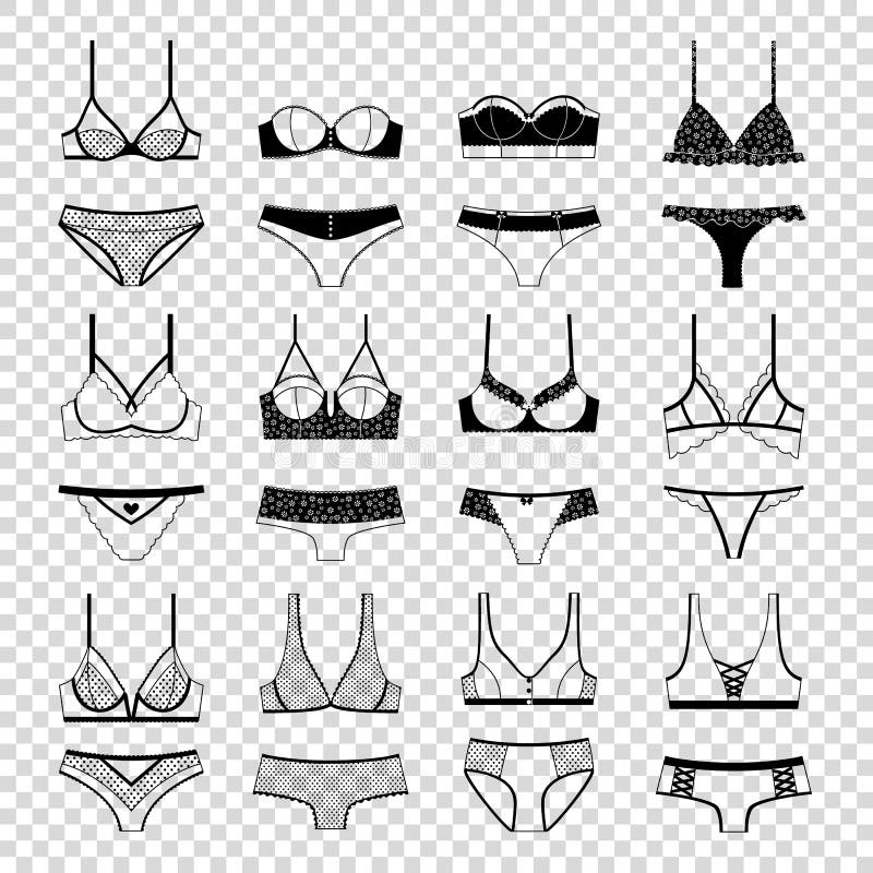 Bra, lingerie vector logo stock vector. Illustration of modern - 145878831