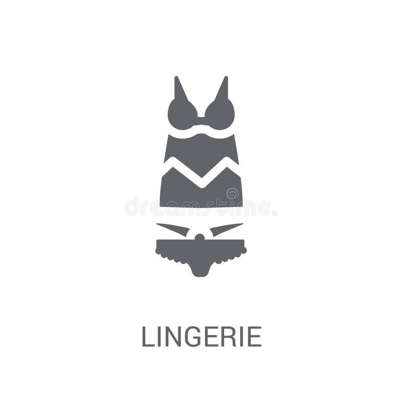 Lingeriepictogram stock illustratie Lingeriepictogram stock illustratie
