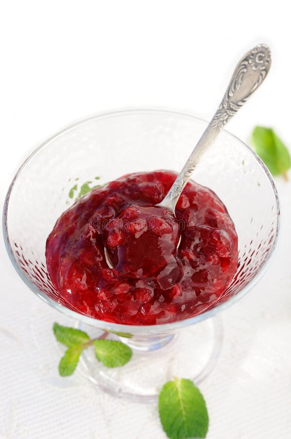 Lingonberry jam stock image. Image of organic, healthy 18140511