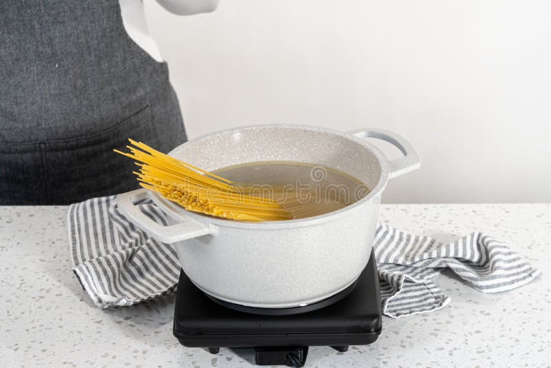Linguine pasta stock photo. Image of noodle, boiled 271900486