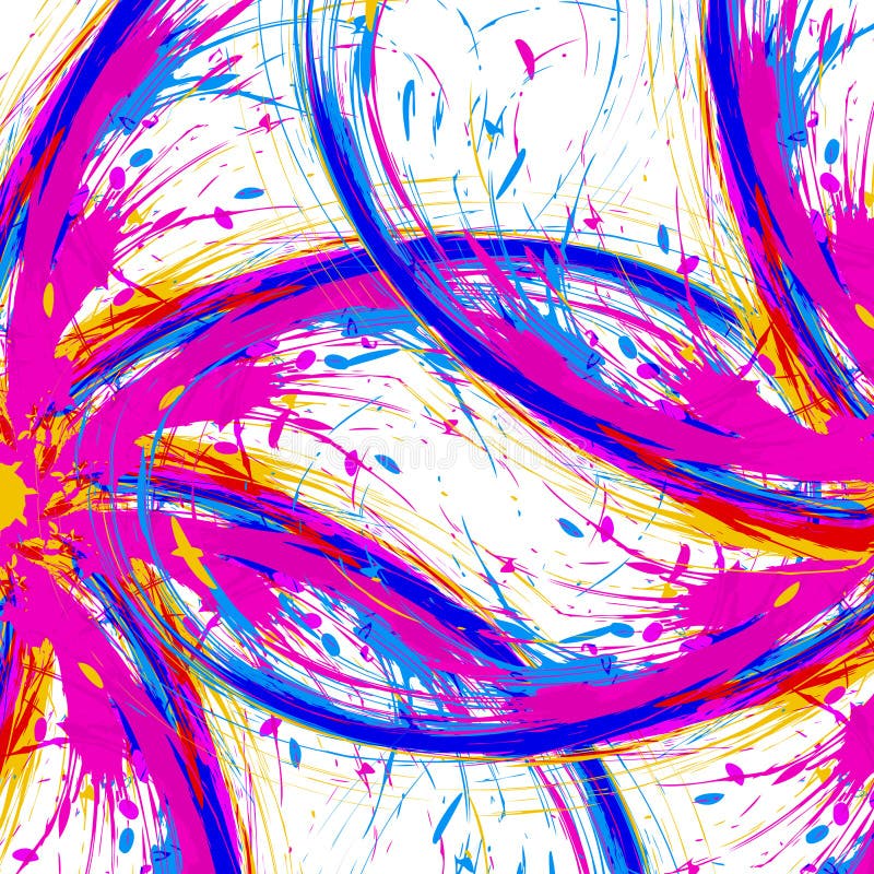 Linha abstrata cartaz da onda ilustração stock Linha abstrata cartaz da onda ilustração stock