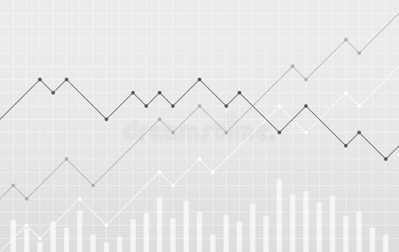 Linha cartas do mercado de Bull e de urso, gráfico que cai para baixo Financeiro e crise econômica Ilustração do vetor ilustração royalty free Linha cartas do mercado de Bull e de urso, gráfico que cai para baixo Financeiro e crise econômica Ilustração do vetor ilustração royalty free