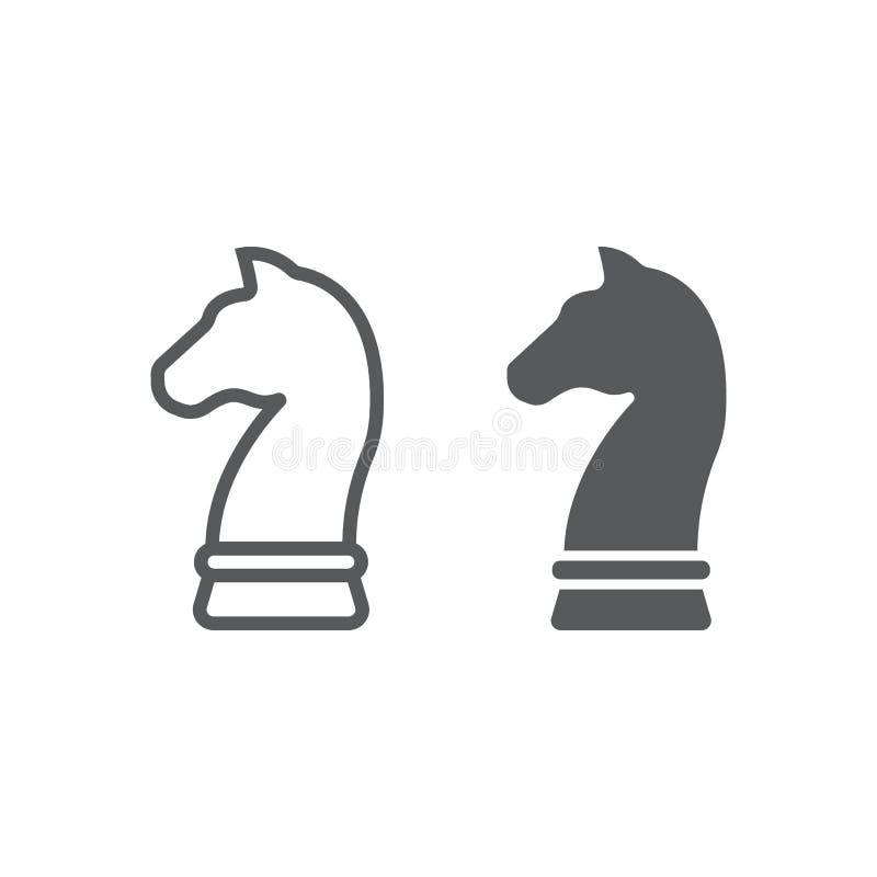 cone do cavalo da xadrez ilustração do vetor. Ilustração de objeto -  151052048