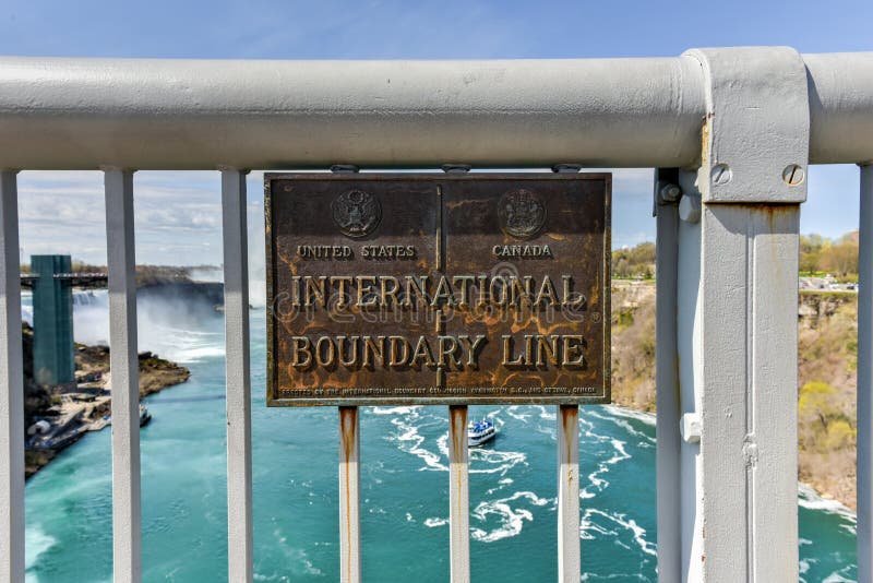 Linha de limite internacional - EUA e Canadá