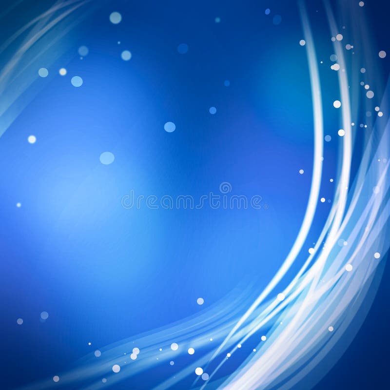 Linie moale abstractă și bokeh vector illustration