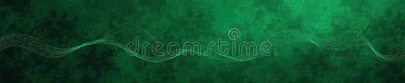 Linii albe complexe pe un fundal verde adânc, texturat cu ajutorul unor pânze subtile de pensulă ușor acoperite stock illustration