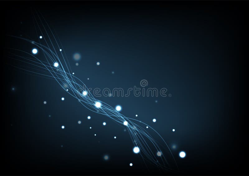Linii care luminează fundalul abstract al alinierii moderne a amestecului linii luminoase stock illustration