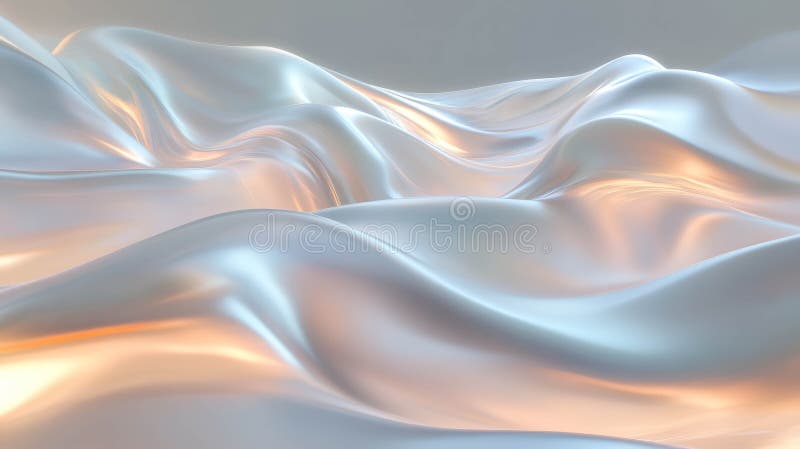 Linii de curgere elegante și curbe în fundal abstract stock illustration