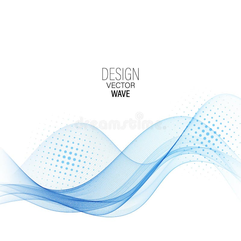 Linii de fond albastru-transparente pentru broșuri de site web, de fundal vectorial abstract. undă de fum. linii ondulate royalty free stock photos