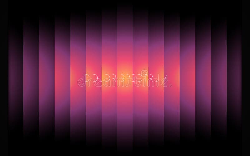 Linii gradient. Sticlă neclară colorată. Linii fractalice verticale. Bare abstracte strălucitoare în tonuri de portocaliu roz și v stock illustration