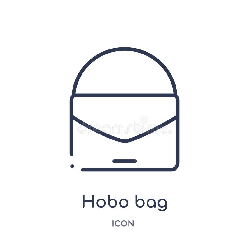 Liniowa hobo torby ikona od ubrań zarysowywa kolekcję Cienki kreskowy hobo torby wektor odizolowywający na białym tle hobo torba ilustracja wektor Liniowa hobo torby ikona od ubrań zarysowywa kolekcję Cienki kreskowy hobo torby wektor odizolowywający na białym tle hobo torba ilustracja wektor