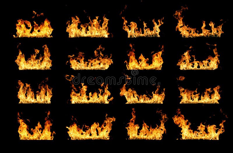 Linjer för verklig brand arkivfoton Linjer för verklig brand arkivfoton