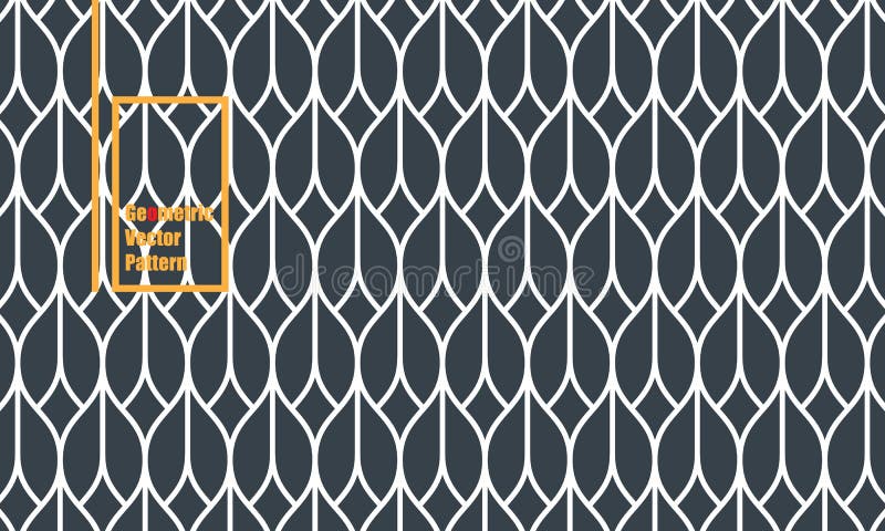 Linjär geometrisk vektormodell och att upprepa det linjära bandet för kurva eller den abstrakta lotusblommablomman diagrammet är vektor illustrationer