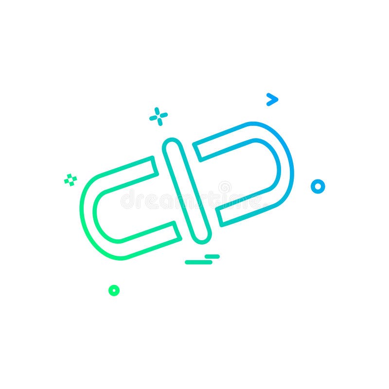 Linked icon design vector vector illustration