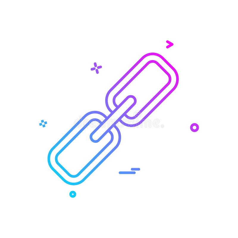 Linked icon design vector vector illustration