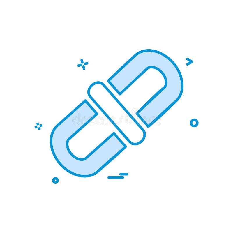 Linked icon design vector royalty free illustration