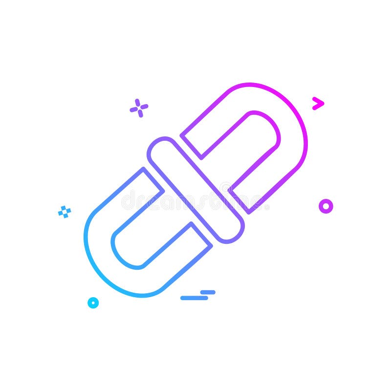 Linked icon design vector vector illustration