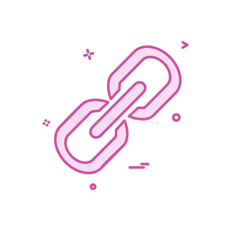 Linked icon design vector royalty free illustration