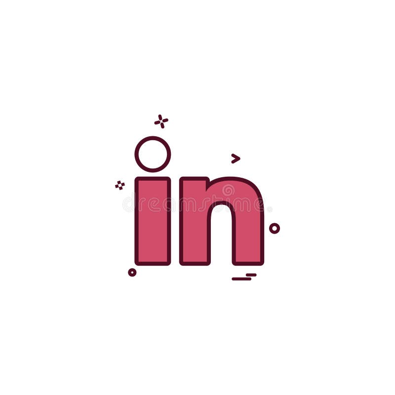 Linkedin Icon Design Vector Editorial Stock Image Illustration Of Icon Internet