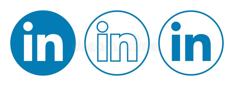 Isolated Linkedin Logo Vector Illustration Linkedin Icon Editorial