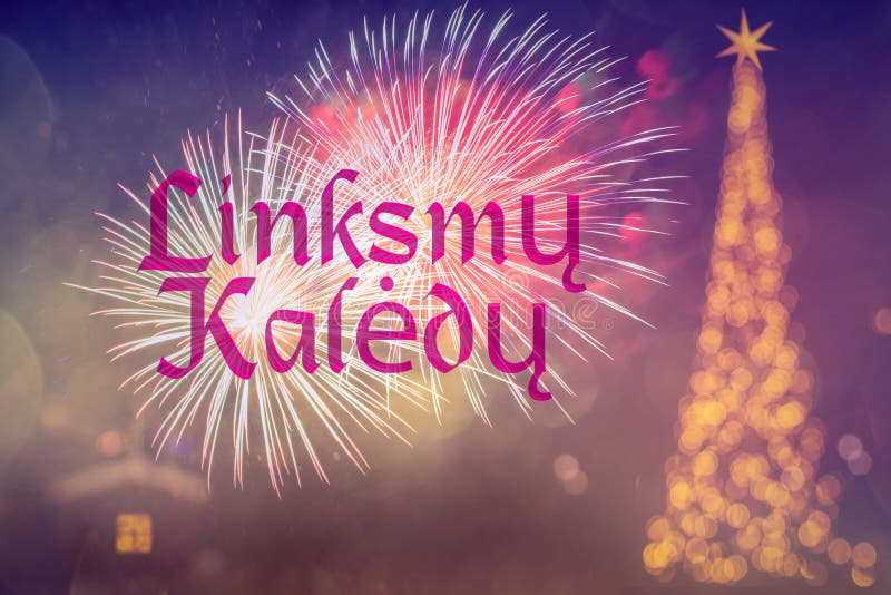 Merry Christmas In Lithuanian 