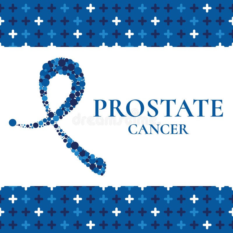Lint van Movember Prostate kanker royalty-vrije illustratie Lint van Movember Prostate kanker royalty-vrije illustratie