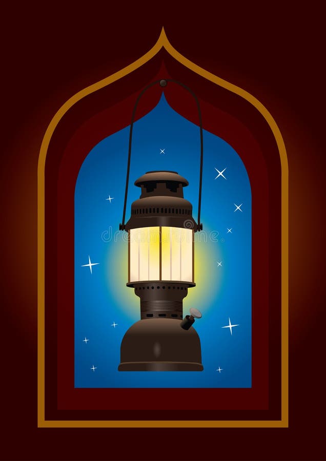 Linterna árabe de estilo antiguo libre illustration