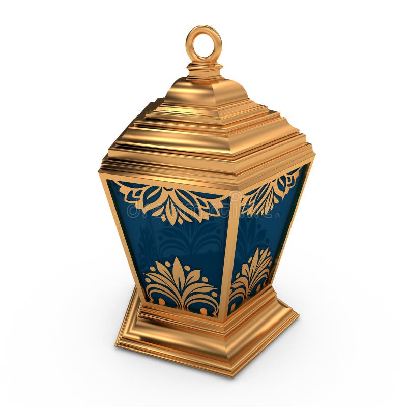 Linterna árabe con motivos florales libre illustration