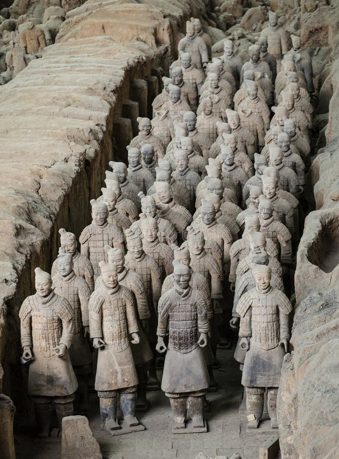 Terracota Army of the First Emperor of China Editorial Photography ...