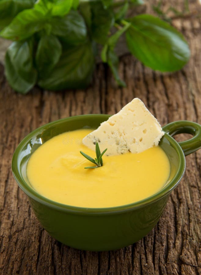 Linzensoep en pompoen royalty-vrije stock foto's