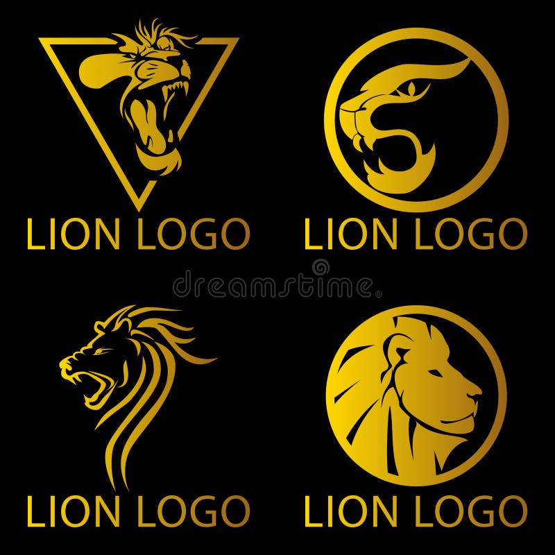 Lion Concept Logo vector illustration