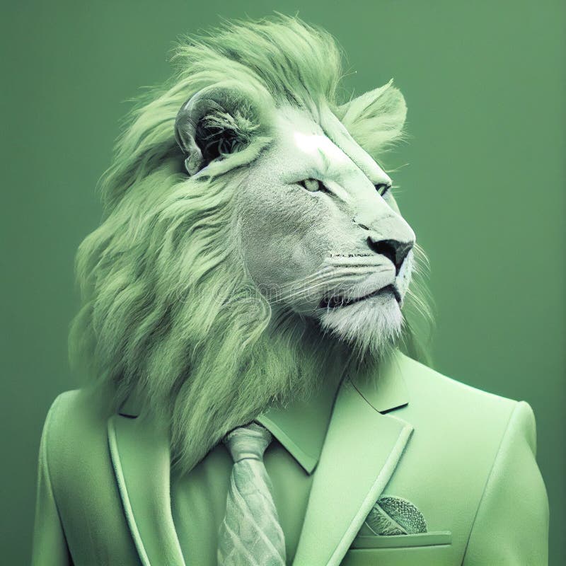Lion designer fashion vector illustration