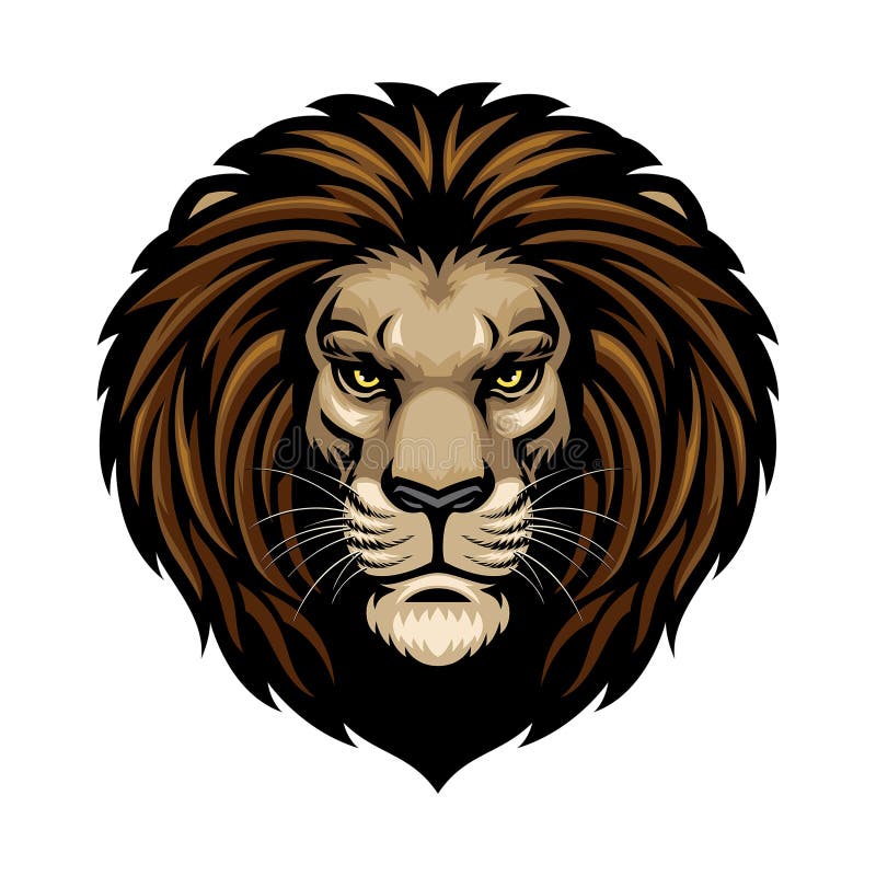 Lion Head illustration de vecteur