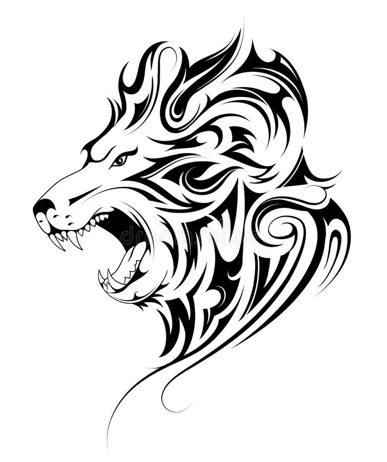 Tribal Lion Tattoo Cliparts, Stock Vector and Royalty Free Tribal Lion  Tattoo Illustrations