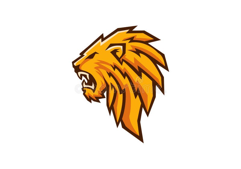 Lion head vector illustration