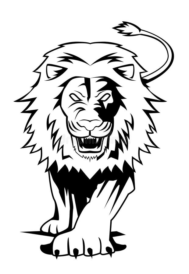 Lion royalty free illustration Lion royalty free illustration