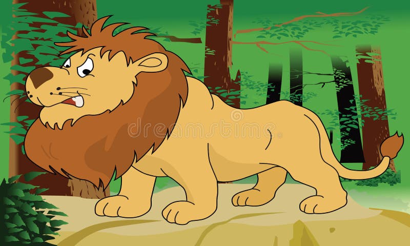 Lion king stock vector. Illustration of wild, sneer, funny - 28317058