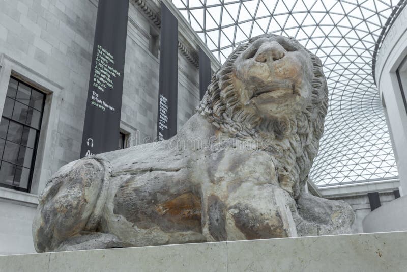 The Lion of Knidos in the British Museum